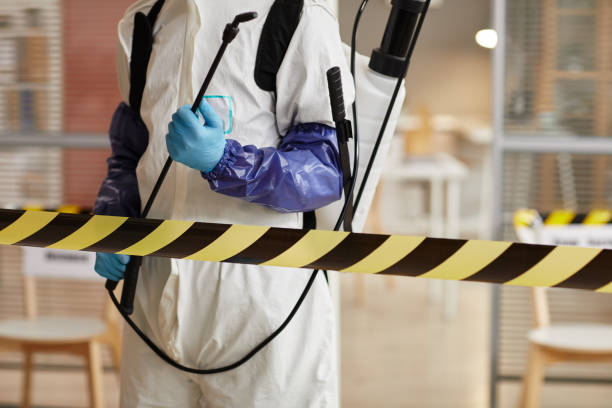 Professional Blood Cleanup technician working in Elmwood Park, NJ